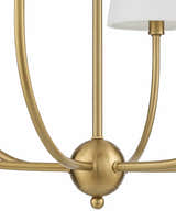 Vishnyovka Metallic - Brass Chandelier