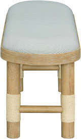 Becki Owens x Livabliss Esmarca Bench with Striped Upholstery