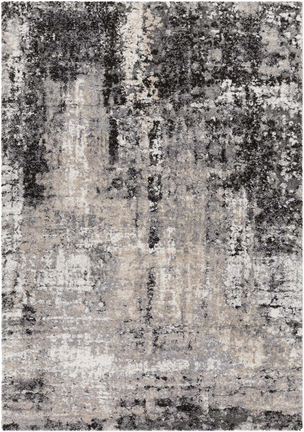 Sample Witchford Abstract Charcoal Thick Rug