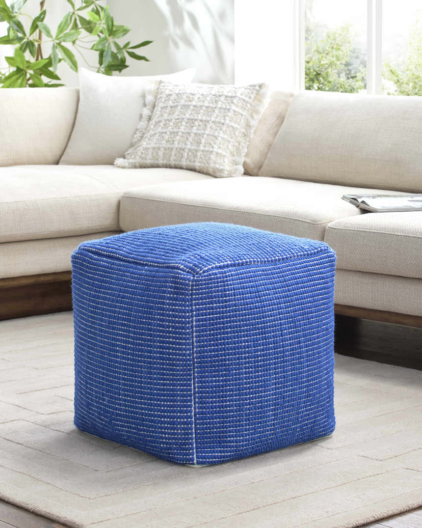 Yakymivka Blue Pouf