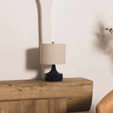 Astrakhan Blue & Wheat Table Lamp