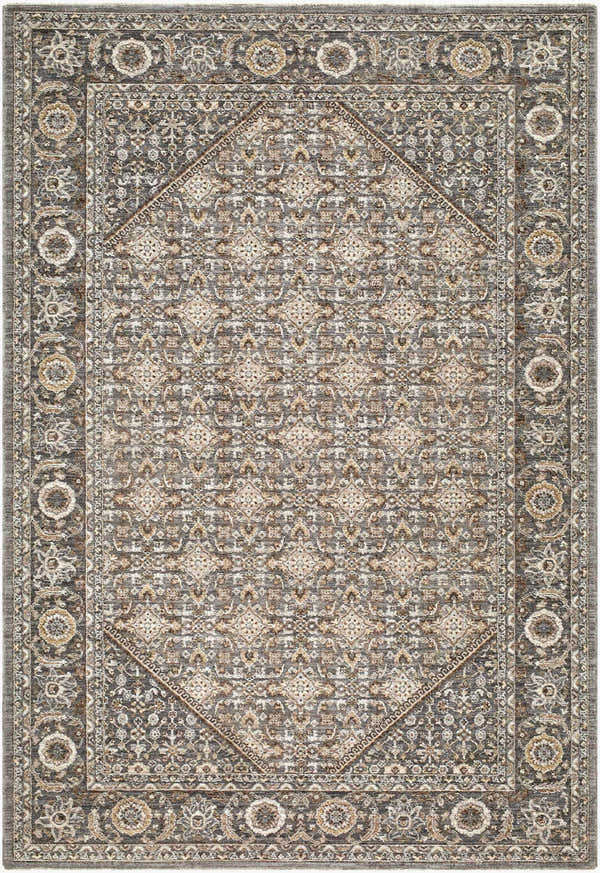 Sample Somei Olive Medallion Traditional Area Rug
