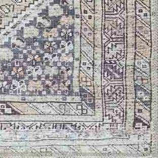 Sample Barny Tan Washable Area Rug - Clearance