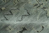 Antique Oushak Silver and Charcoal Multi size Wool Area Rug