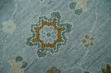 Antique Silver Multi Size Hand Knotted Turkish Style Oushak Traditional Area Rug, Living Room Rug