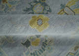 Antique Style Silver and Gray Traditional Hand knotted Oushak Custom Made wool Rug