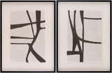 Soft Charcoal Modern Framed Wall Art for modern gallery walls