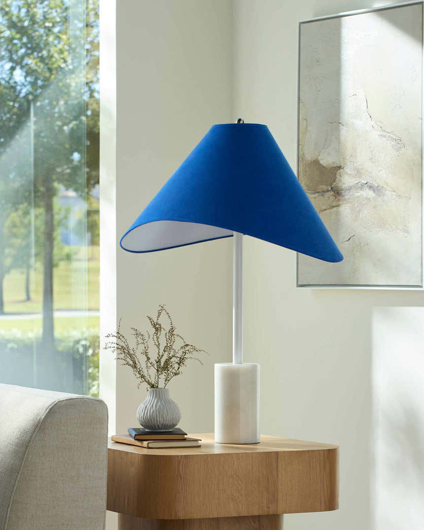 Morrelgonj White Table Lamp