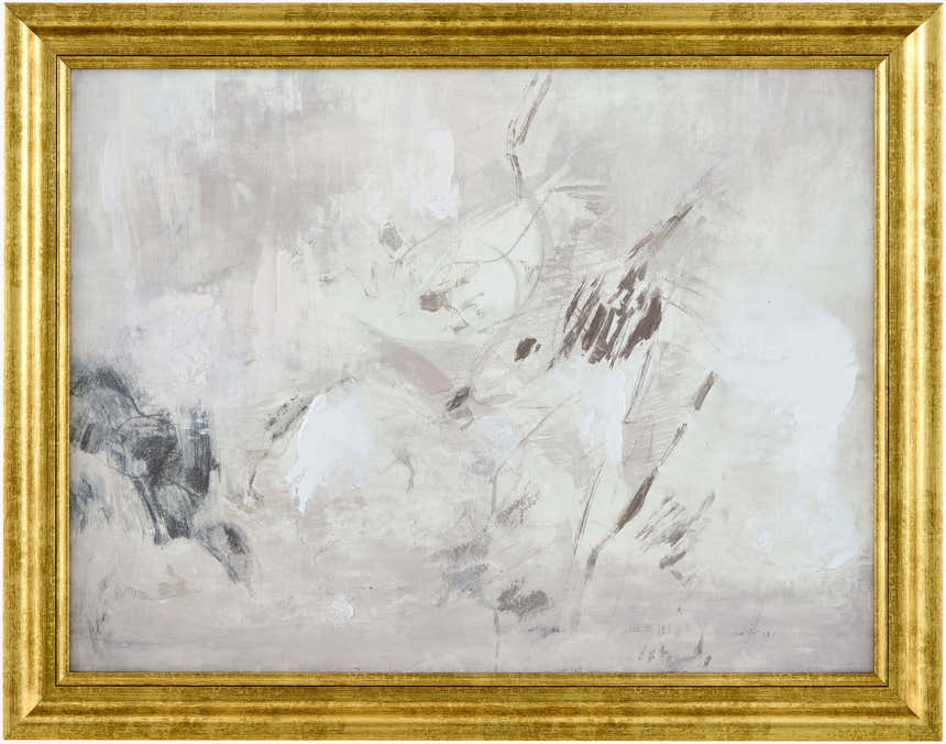 Soft Dark Gray Modern Framed Wall Art for modern gallery walls