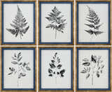 Aqua Blue Rustic Framed Wall Art for modern gallery walls