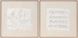 Warm Light Gray Modern Framed Wall Art for modern gallery walls