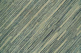 Beige and Teal Modern stripes Design Hand Tufted Multi Size wool area rug