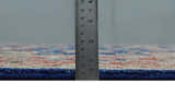 Blue and Rust Turkish Design Traditional Serapi Hand Knotted Wool Area Rug