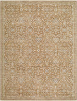Detailed texture of Penny Machine Woven Becki Owens x LIVABLISS rug in ivory, mustard, off-white, and tan. Farmhouse style. Design-Rectangle-679