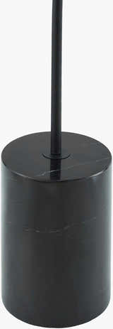 Pouldergat Black Floor Lamp