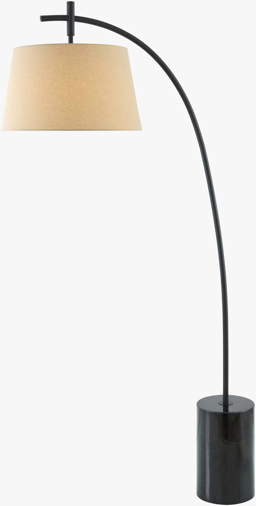 Pouldergat Black Floor Lamp