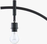 Pouldergat Black Floor Lamp
