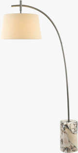 Pouldergat Silver Floor Lamp