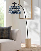 Cattolica Blue Floor Lamp