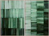Soft Forest Green Modern Framed Wall Art for modern gallery walls