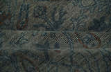 Custom Made Antique Style Gray, Taupe and Gray Traditional Design wool Rug