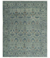 Custom Made Antique Style Gray, Taupe and Gray Traditional Design wool Rug