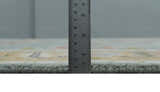 Custom Made Gray and Gold Hand knotted Traditional Oushak wool Area Rug