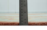 Custom Made Hand Knotted Silver, Peach and Mustard Southwestern wool area rug