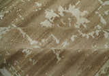 Custom Made Neutral Earthy Brown and Beige Chic Hand Knotted Natural Wool Minimal Area rug