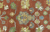 Custom Made Rust And Beige Traditional Oushak Design Hand Tufted 8x10 Wool Rug