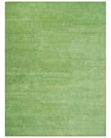 Custom Made solid Green Woolen Hand Tufted contemporary area Rug