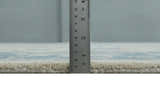 Custom Made Tufted Beige and Blue Traditional Wool Oushak Rug