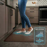 Anti-Fatigue Kitchen Mat, Brown - Clearance