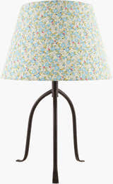 Soft Light Gray Traditional Table Lamp with linen details for bedside or console tables