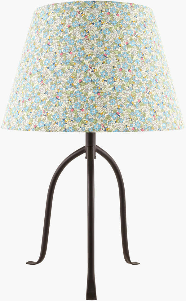 Soft Light Gray Traditional Table Lamp with linen details for bedside or console tables