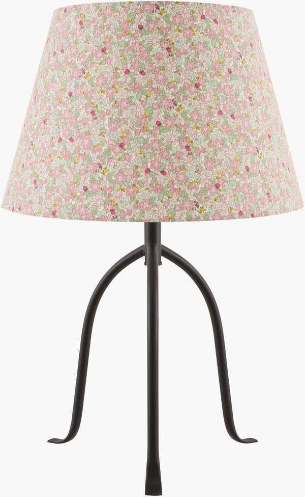 Deep Light Gray Traditional Table Lamp with linen details for bedside or console tables