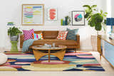 Polebridge Geometric Fuchsia Throw Pillow - Clearance