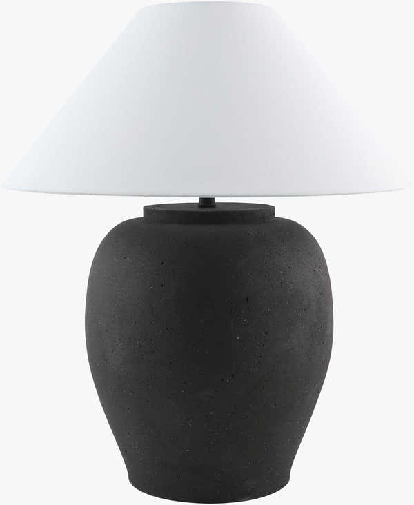 Venturada Black & White Table Lamp