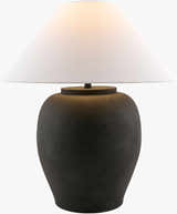 Venturada Black & White Table Lamp
