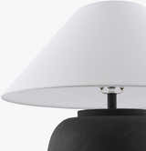 Venturada Black & White Table Lamp