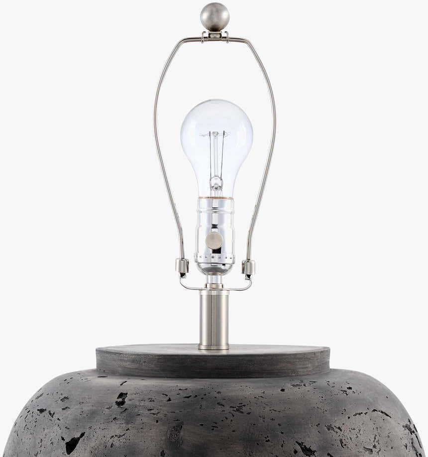 Venturada Gray & White Table Lamp