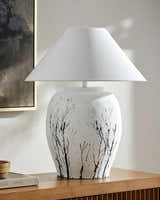 Venturada Translucent & White Table Lamp