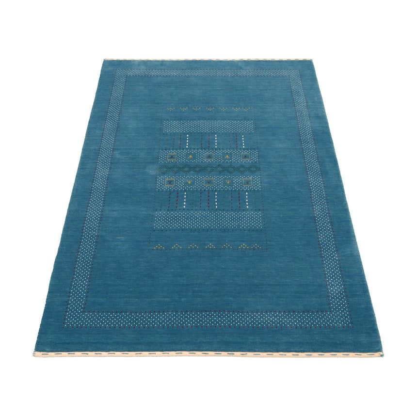 Gabbeh Design Hand Loomed Wool Area Rug