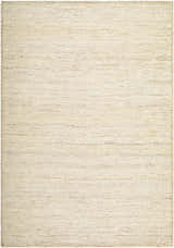 Close-up of the Beverly Handmade Galey Alix x LIVABLISS GABV-2300 Area Rug. Jute rug with ecru, ivory, and sandstone colors. Design-Rectangle-679