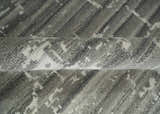 Hand Knotted Ivory and Charcoal Traditional Abstract Natural Wool Custom Made Area Rug, Kids, Living Room and Bedroom Rug