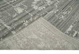 Hand Knotted Ivory and Charcoal Traditional Abstract Natural Wool Custom Made Area Rug, Kids, Living Room and Bedroom Rug