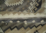 Hand Knotted Ivory, Charcoal and Beige Traditional Medallion Natural Wool Multi Size Area Rug, Kids, Living Room and Bedroom Rug