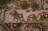Hand Knotted Pink, Green and Beige Floral Traditional Antique Style Wool Area Rug