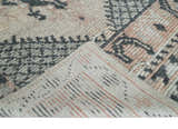 Hand Woven Peach, Beige and Charcoal Rug Made with Blended Wool Multi Size Rug