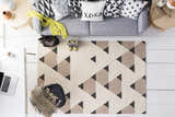 Narborough Gray Pixel Pattern Accent Pillow - Clearance